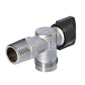 Universeel Universele gaskraan haaks 1/2 chroom 404647