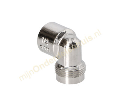 Universele comfort aansluiting 1/2 haaks gas 404652