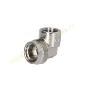 Universeel Universele aansluiting van  fornuis 3/8 haaks gas 404650