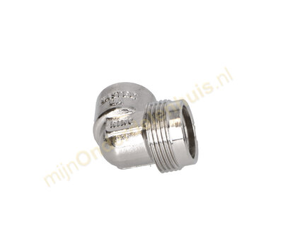 Universele aansluiting van  fornuis 3/8 haaks gas 404650