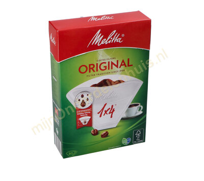 Melitta koffiefilters 1x4 van koffiezetter 6763167