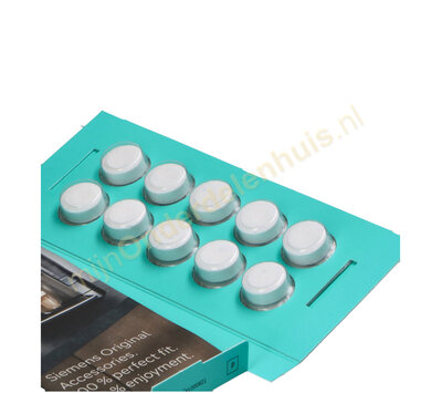 Siemens reiniger voor koffiemachine TZ80001A 00312097