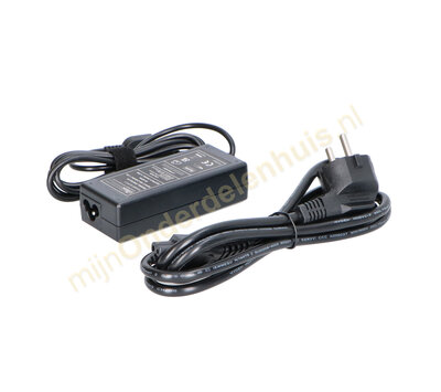 Laptopadapter 20V 3.25A 11x45mm square met binnenpin IBM Lenovo