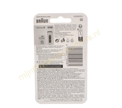 Braun scheerblad van scheerapparaat 83M 81686533