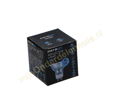 Patron halogeenlamp reflector 20W GU10 230V 36º 175lm