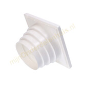 Nedco Universeel rooster voor luchtafvoer 3-kleps wit 625.005.00