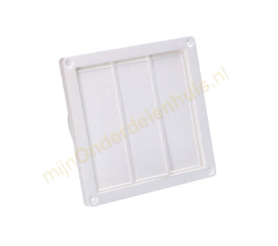 Universeel rooster voor luchtafvoer 3-kleps wit 625.005.00