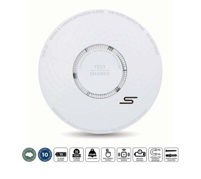 Alecto rook- & koolmonoxidemelder SDX10 10 jaar