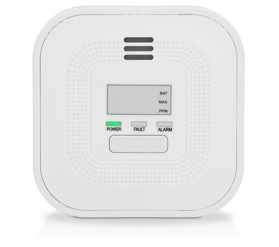 Alecto koolmonoxidemelder met display en batterij 10jaar COA4010