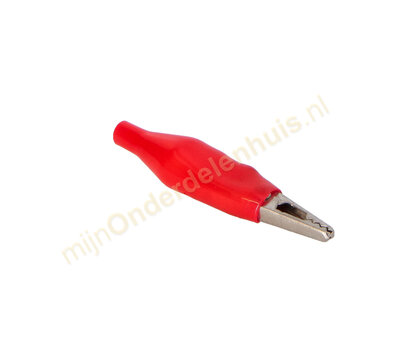 Universele krokodillenklem 57mm rood