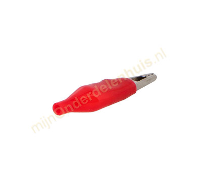 Universele krokodillenklem 33mm rood
