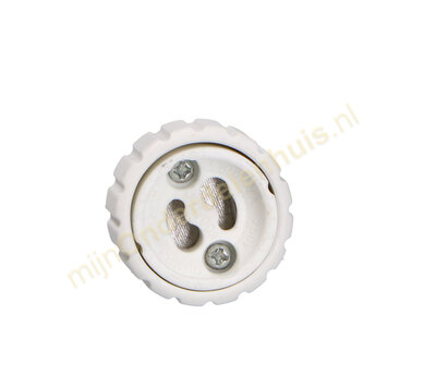 Adapter fitting E14 naar GU10 604370