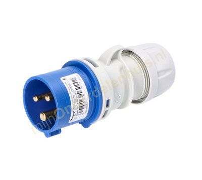 CEE Stekker 3-polig, 16A blauw 85050