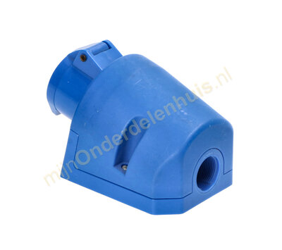 KUPP CEE wandcontactdoos 16A 3 polig blauw