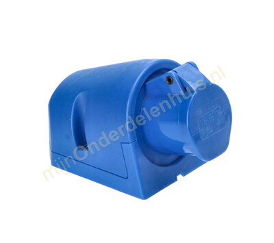 KUPP CEE wandcontactdoos 16A 3 polig blauw