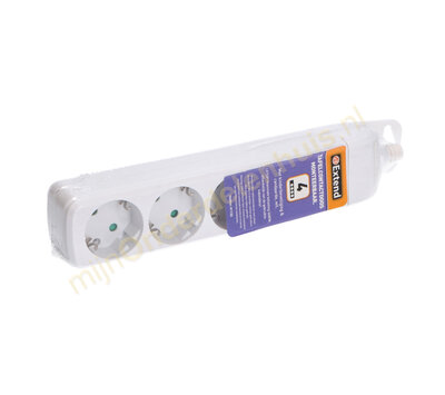 VB tafelcontactdoos 4-voudig wit 41132