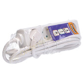 VB VB tafelcontactdoos 4-voudig 3m  wit 41148