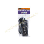 VB VB tafelcontactdoos 3-voudig 1.5m zwart 41251