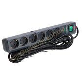 Brennenstuhl Brennenstuhl tafelcontactdoos 6-voudig zwart 1159710515