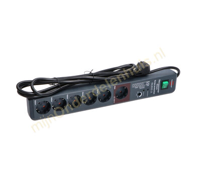 Brennenstuhl tafelcontactdoos 5-voudig zwart 1159490966