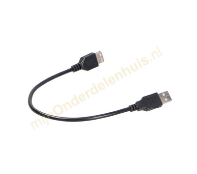 USB-A verlengkabel 2.0  0.3m