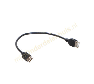 USB-A verlengkabel 2.0  0.3m