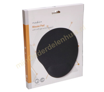 Nedis muismat zwart MPADFG100BK