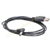 DeLock Aansluitkabel USB naar haakse plug 5.5 x 2.1mm 1.5 meter