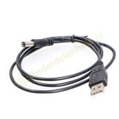 DeLock Aansluitkabel USB naar plug 5.5 x 2.1mm 1 meter