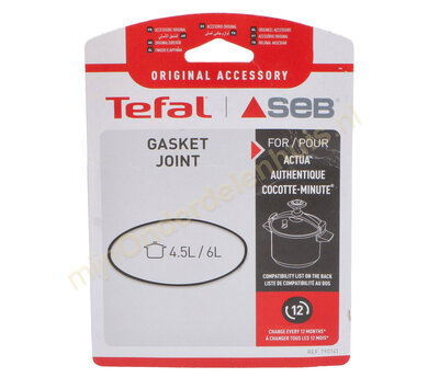 Tefal dekselring  van snelkookpan 790141