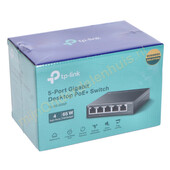 TP-Link TP-Link 5 poort switch 1000Mbps met POE TL-SG1005P