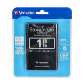 Verbatim Verbatim portable hard drive Store 'n' Go USB 3.0 1TB 53023