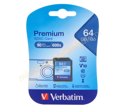 Verbatim SD kaart 64GB SDXC 44024