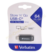 Verbatim Verbatim USB-C stick / flash drive Store 'n' Go 64GB USB3.2 Gen 1  49458