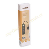 Nedis 4-poorts USB 2.0 hub UHUBU2420BK