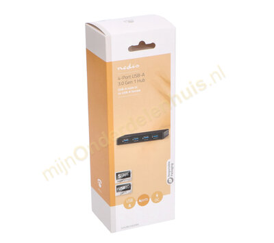 USB-3 Hub met 4 Poorten en voeding UHUBU3420BK