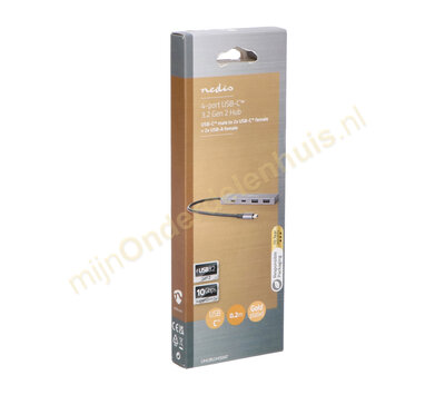 USB C Hub 4 poorten (2x A + 2x C) 3.2 Gen 2 UHUBU3450AT