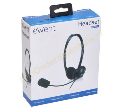 Ewent headset met microfoon EW3563
