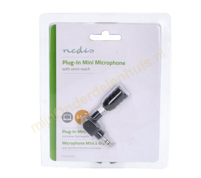 3.5mm plug-in mini microfoon MICMJ100BK