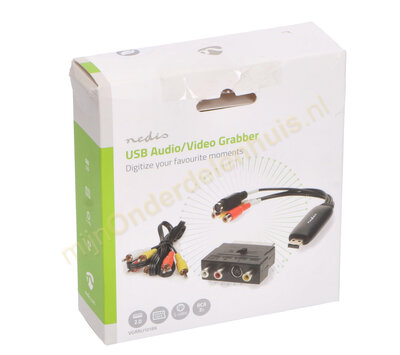 Nedis video grabber USB 2.0 VGRRU101BK