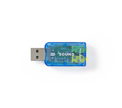 Nedis USB soundkaart / geluidskaart USCR10051BU
