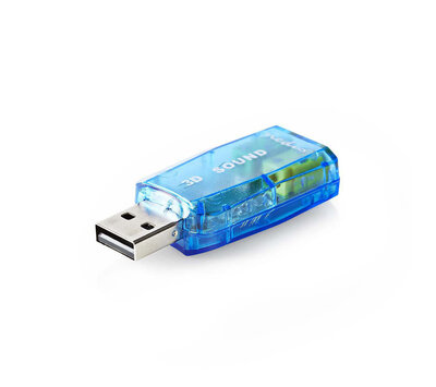 Nedis USB soundkaart / geluidskaart USCR10051BU