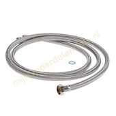 Universeel Universele RVS warmwater toevoerslang 2,5m 3/4-3/4