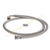 Universeel Universele RVS warmwater toevoerslang 1,5m 3/4-3/4