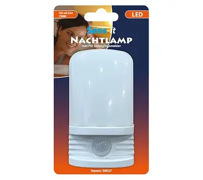 Sens-it LED nachtlamp PIR + licht/donker sensor