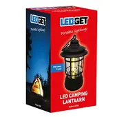 LED-GET LEDGET Campinglamp 270 lumen 5W incl. 3x AA mini