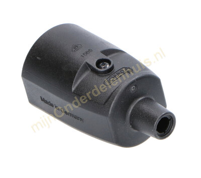 ABL contra stekker met randaarde PVC zwart 1565