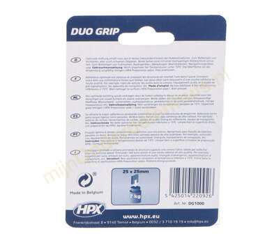 HPX Duo Grip tape DG1000 25mm x 25mm