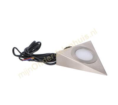 Nova driehoek LED spot aluminium 47170