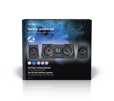 Nedis gaming speaker USB gevoed GSPR21022BK
